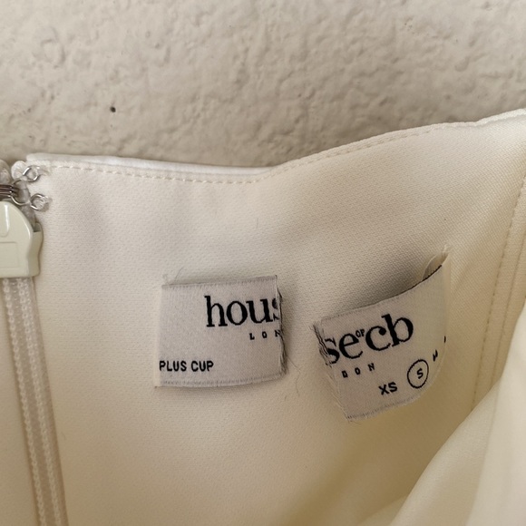 House of CB S PLUS CUP Flora Ivory Satin Corset Dress Size NWOT Small DD - Picture 5 of 14